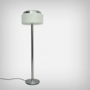 Chrome & Perpex Floor Lamp