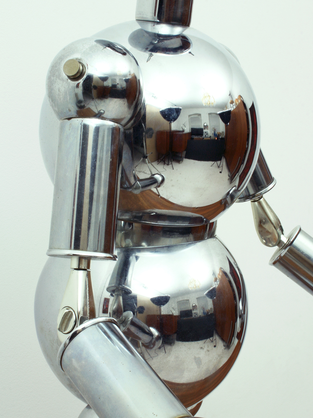 Chrome Robot Floor & Table Lamp Good Old Vintage • Design Furniture