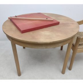 #129 Extendable Beech Wood Dining Table
