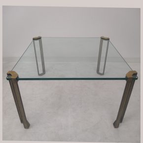 #108 Bronze & Glass Coffee Table • Model T24