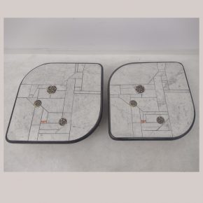 #41 Set Of 2 Marble Coffee Table Tops