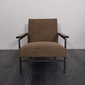 #204 Beige Fabric Lounge Chair • Model Lotus