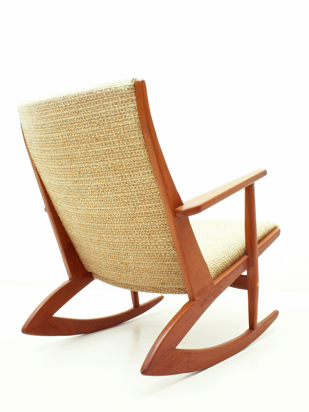 Solid Teak Rocking Chair • Model 97 Good Old Vintage • Design