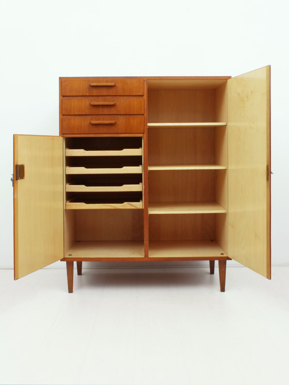Teak Cupboard Good Old Vintage • Design Furniture from the 50s, 60s
