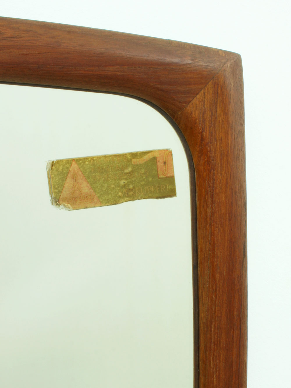 Solid Teak Mirror Good Old Vintage • Design Furniture from the 50s