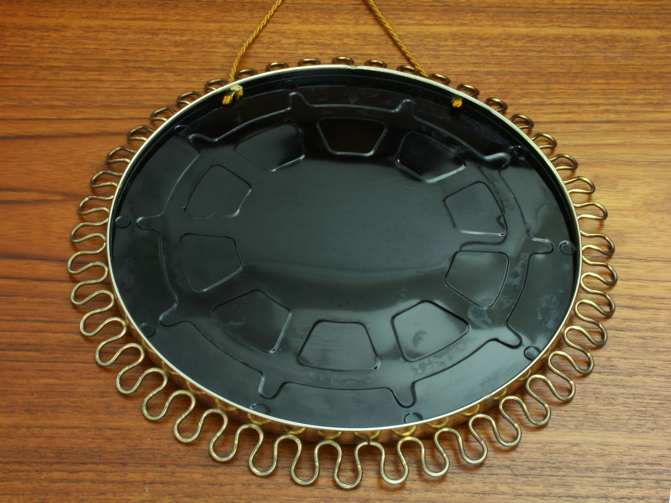 Round Brass Mirror | Good Old Vintage • Design Furniture from the 50s ...