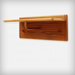 Solid Teak Coat And Hat Rack