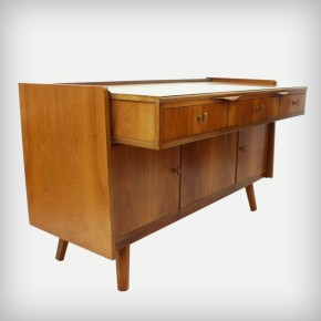 Metamorphic Walnut Desk & Sideboard