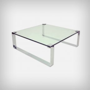 Chrome & Glass Coffee Table • Model Klassik 1022