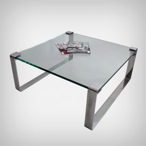 Chrome And Glass Coffee Table • Klassik 1022