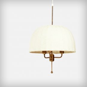 Brass & Fabric Pendant Lamp • Model Carolin T549/3
