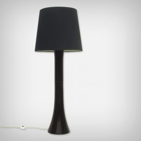 Huge Black Ceramic Floor Lamp