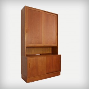 Teak Wall Unit Or Bookcase