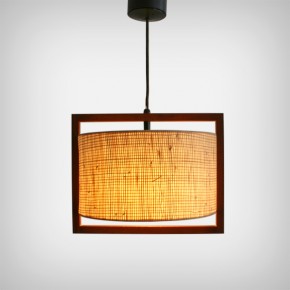 Adjustable Teak Lamp