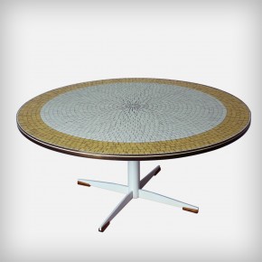 Round Mosaic Coffee Table