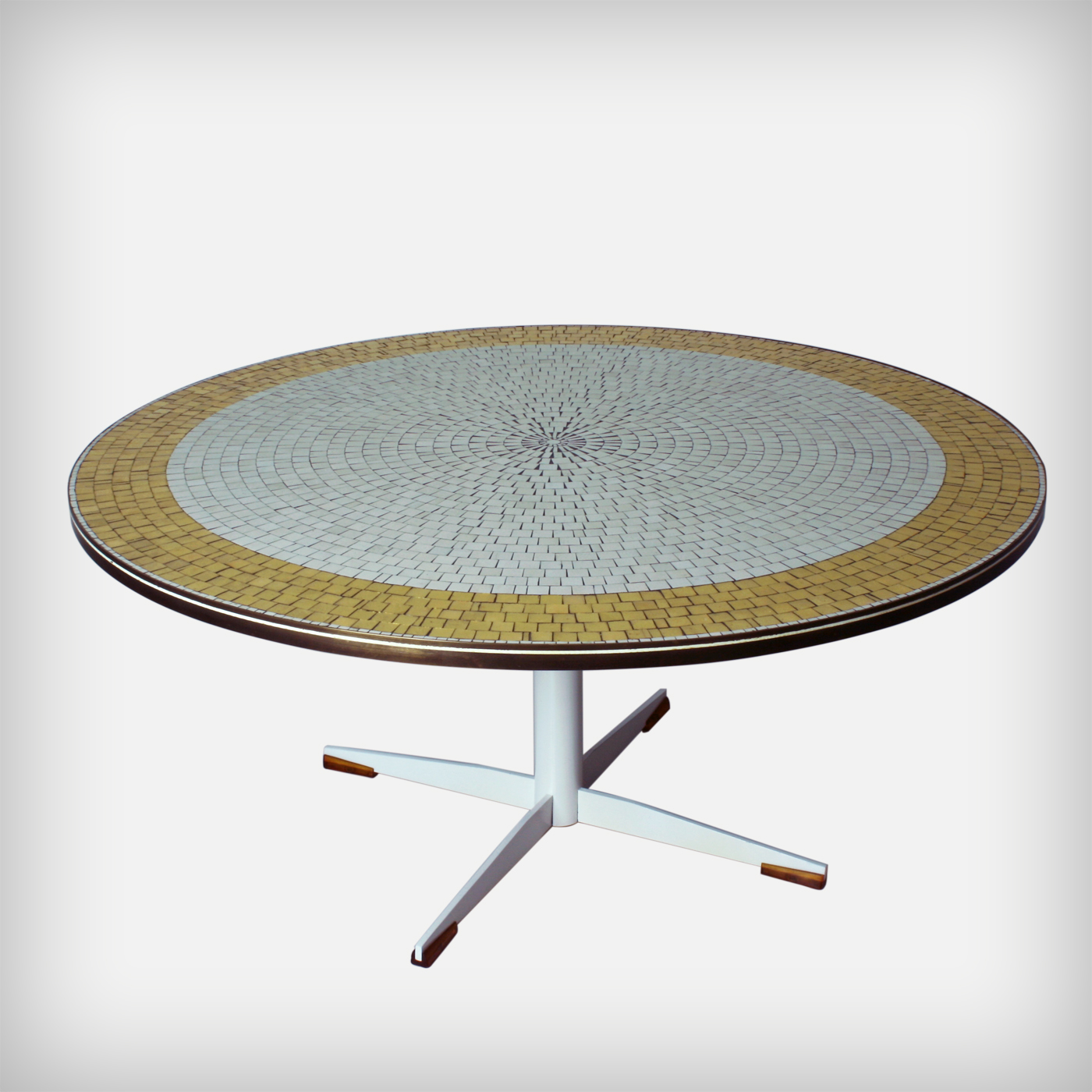 Round Mosaic Coffee Table Good Old Vintage • Design Furniture from