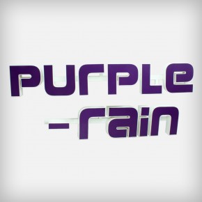 Huge Illuminated Letters • Purple Rain
