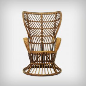 #R Wicker Armchair