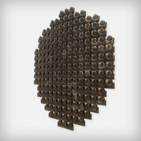 Huge Steel Brutalist Wall Art