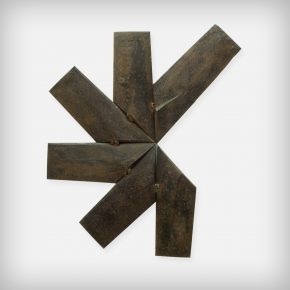 Steel Brutalist Star Wall Art