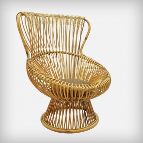 Wicker Lounge Chair • Model Margherita